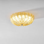 Vintage Glass Flush Mount Ceiling Light for Living Room — Ashbury Home & Living