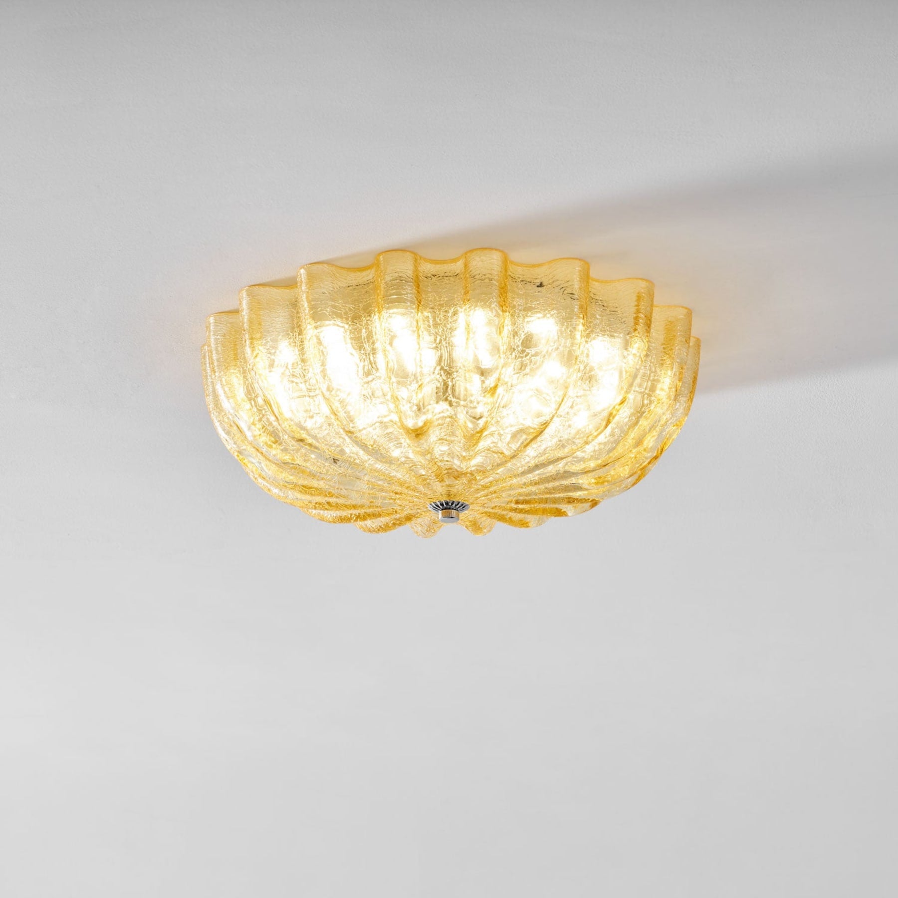 Vintage Glass Flush Mount Ceiling Light for Living Room — Ashbury Home & Living