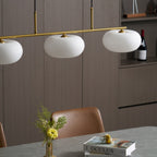 Modern Glass Pendant Light With Tri-Colour LED Glow — Ashbury Home & Living
