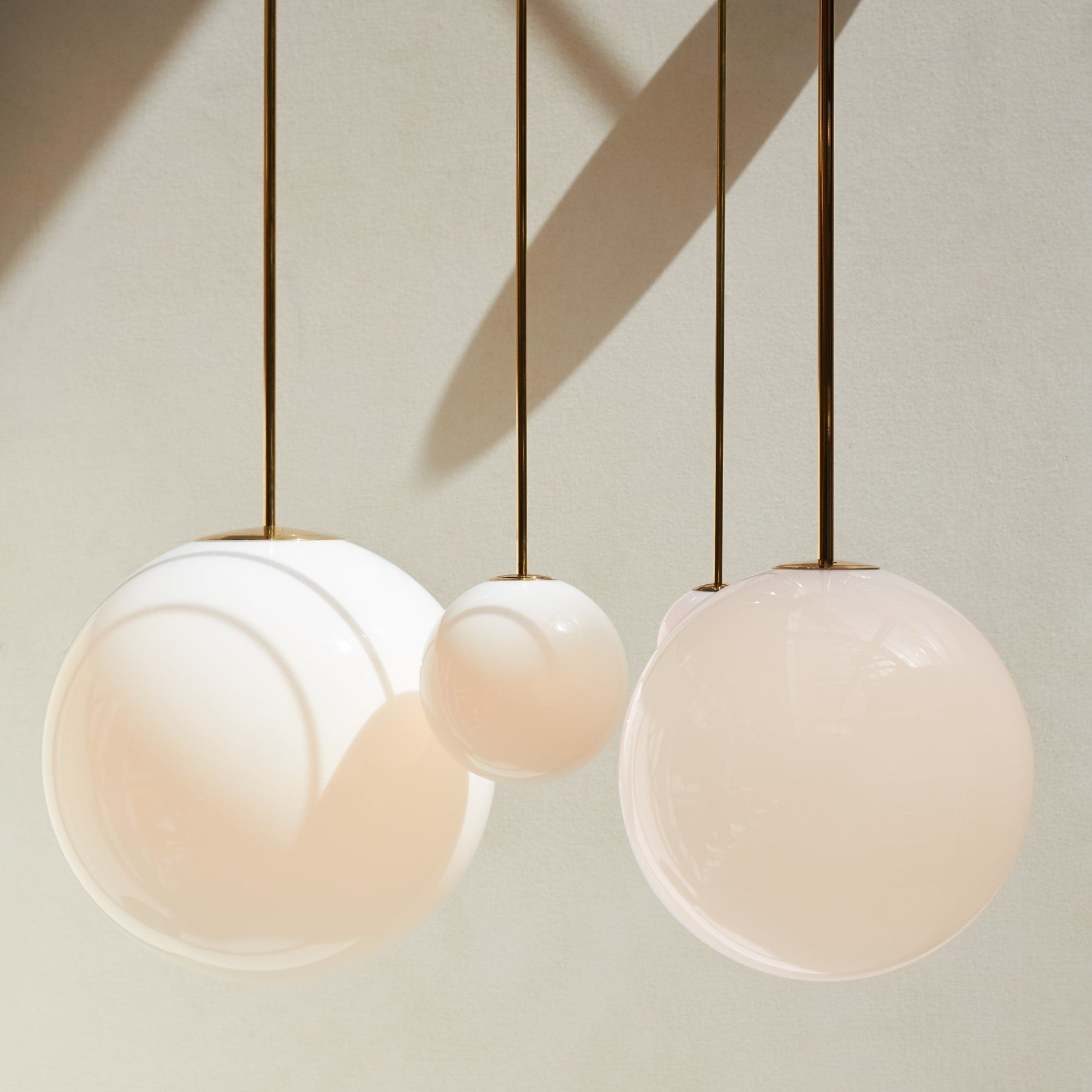 Modern Glass Pendant Light With Integrated LED for Dining Room — Ashbury Home & Living