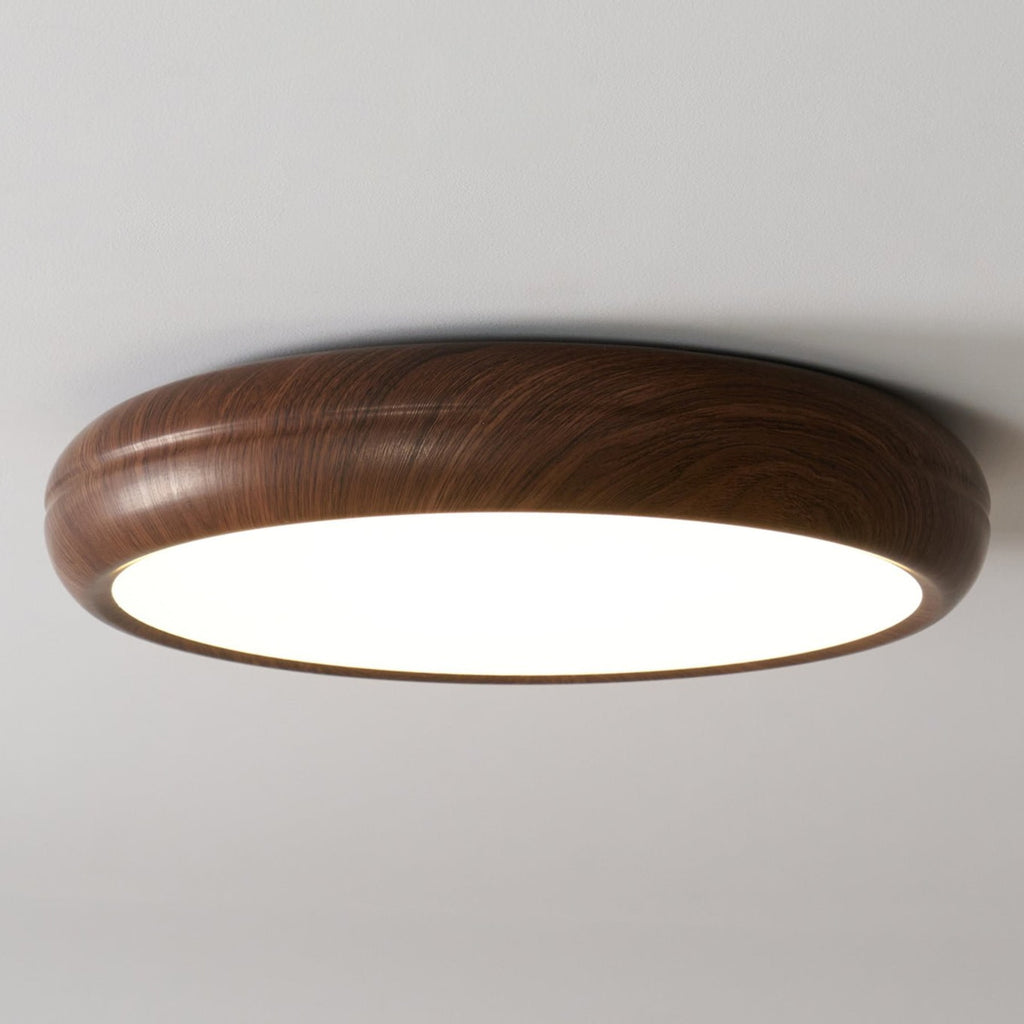 Scandinavian Wood Flush Mount Ceiling Light for Living Room — Ashbury Home & Living