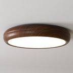 Scandinavian Wood Flush Mount Ceiling Light for Living Room — Ashbury Home & Living