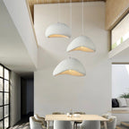 Japandi Cloud Pendant Light With Textured Polystyrene Shade