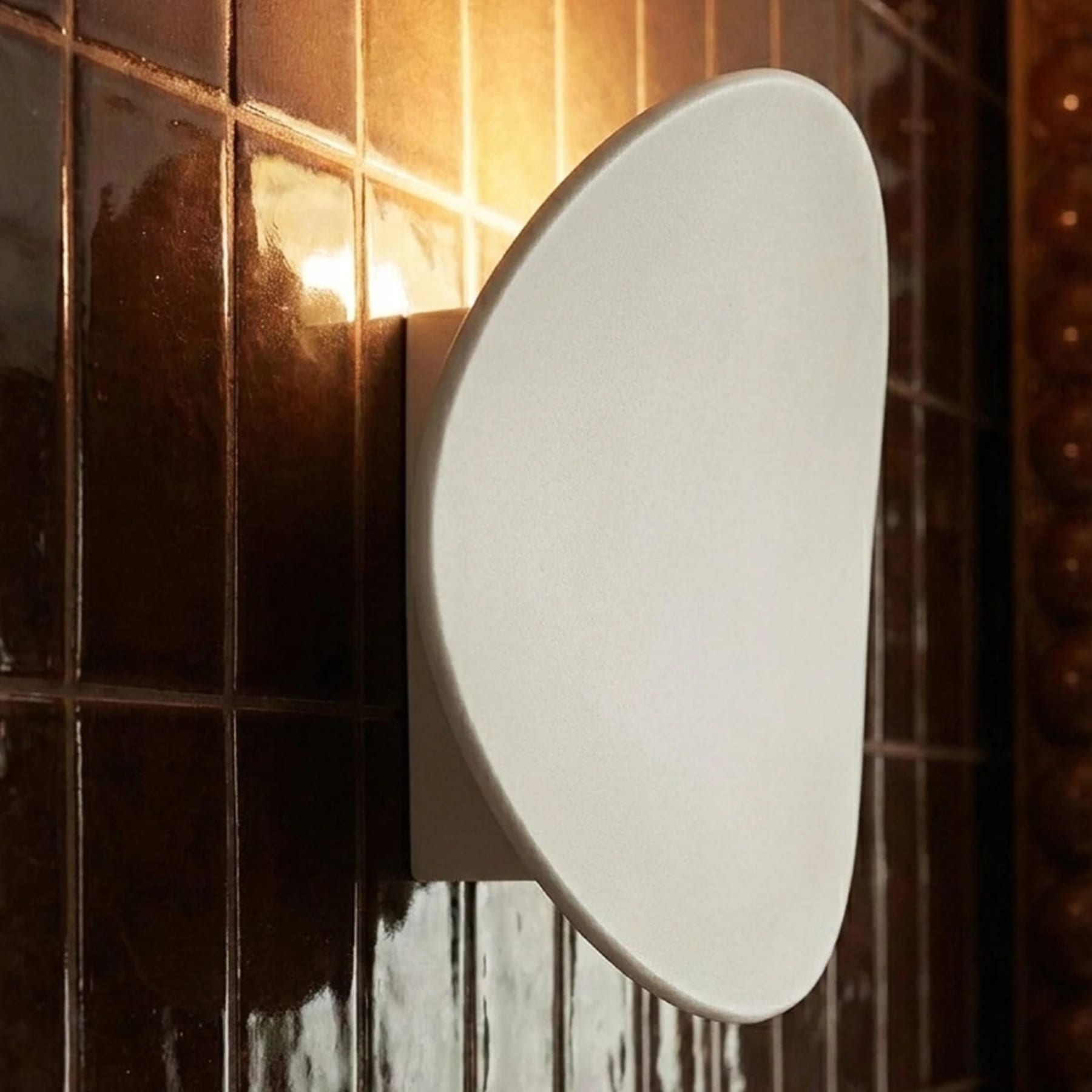 Modern Aluminium Round Wall Light for Living Room — Ashbury Home & Living