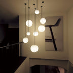 Modern Glass Pendant Light With Integrated LED for Dining Room — Ashbury Home & Living