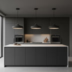 Contemporary Iron Pendant Light With Warm LED Glow — Ashbury Home & Living