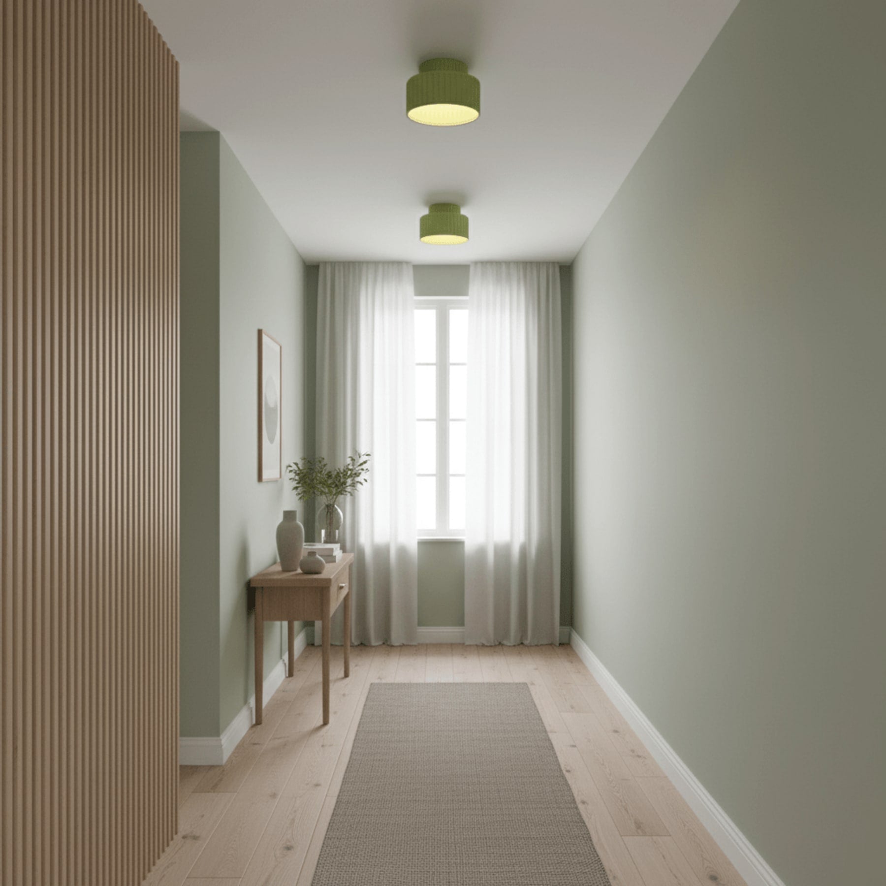 Modern Semi-Flush Ceiling Light for Living Room and Bedroom — Ashbury Home & Living