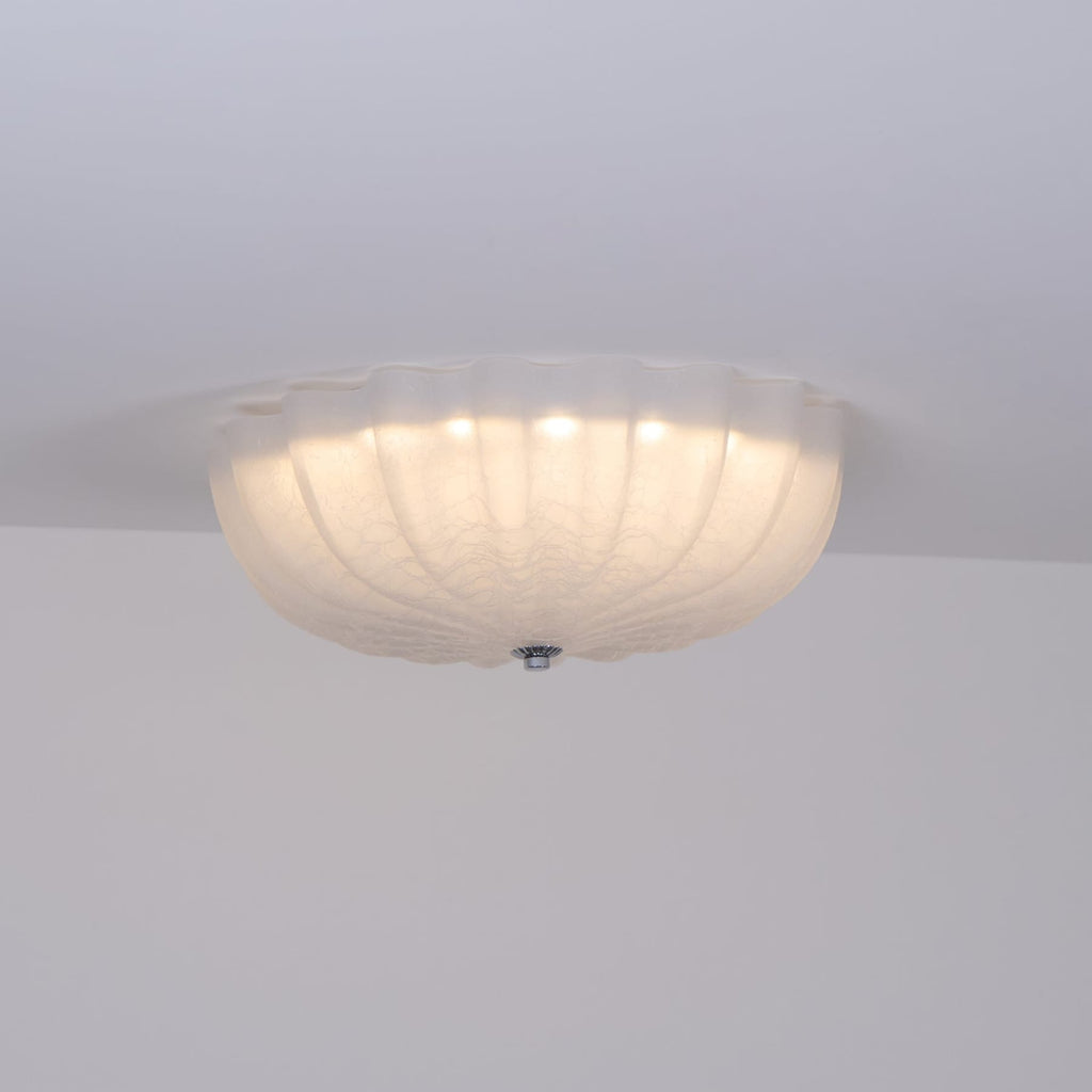 Vintage Glass Flush Mount Ceiling Light for Living Room — Ashbury Home & Living