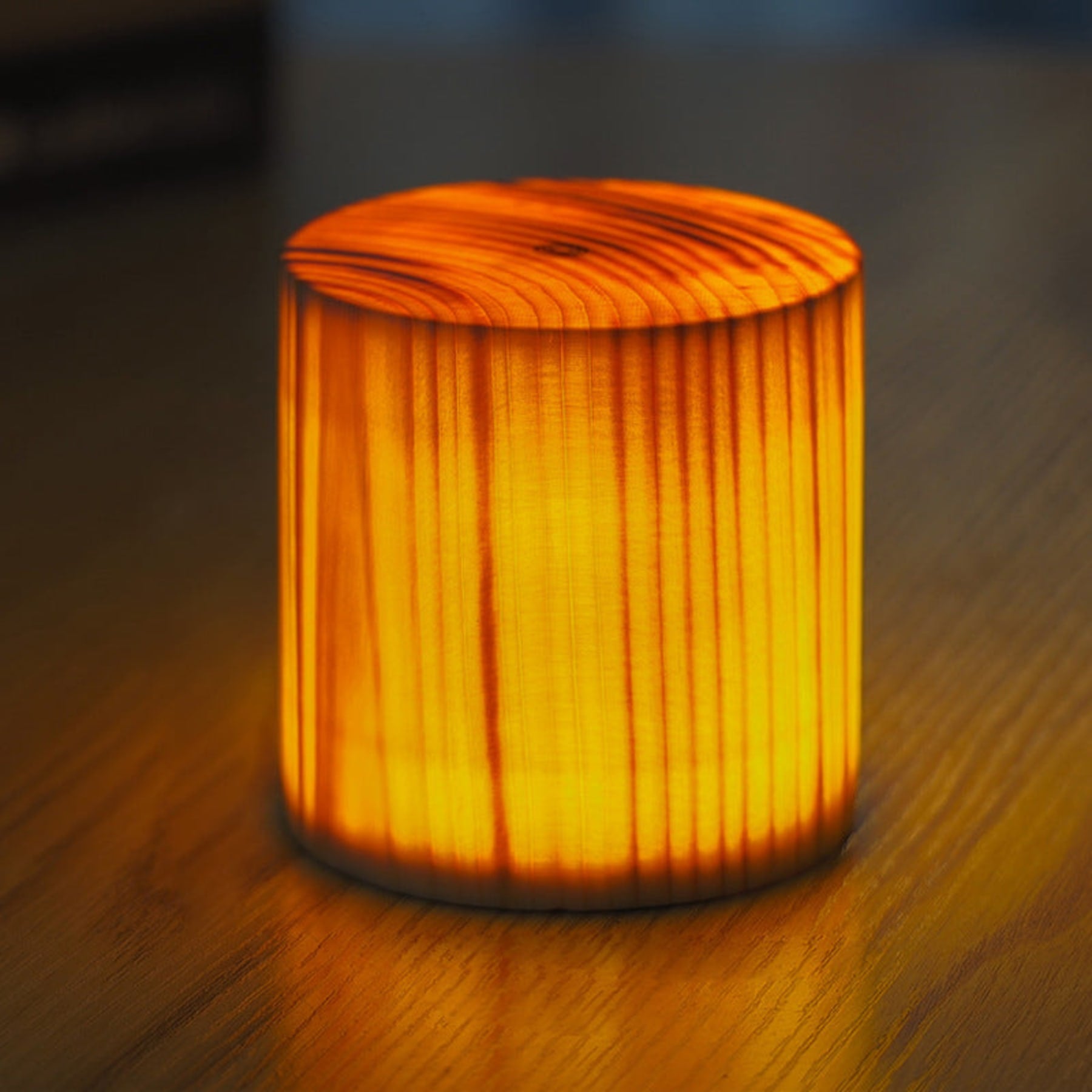 Wooden Modern Table Lamp With Rechargeable Battery For Bedroom in 3.3''x3.5'' — Ashbury Home & Living