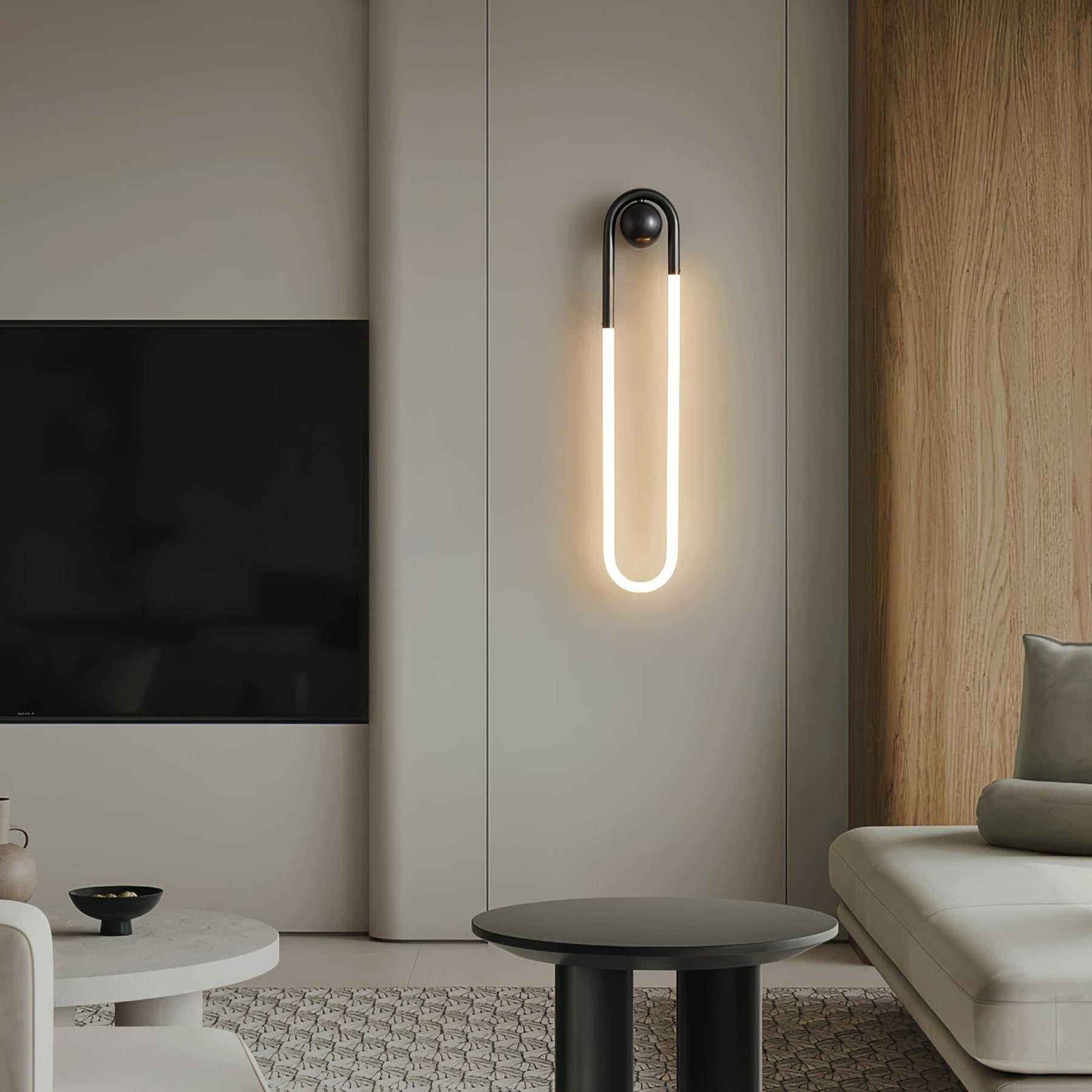 Minimalist Metal Wall Light for Living Room and Bedroom — Ashbury Home & Living