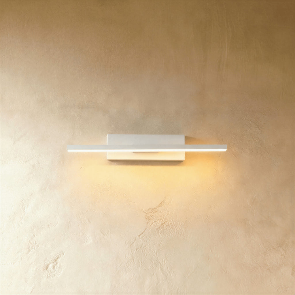 Modern Metal Wall Light for Living Room and Bedroom in White — Ashbury Home & Living