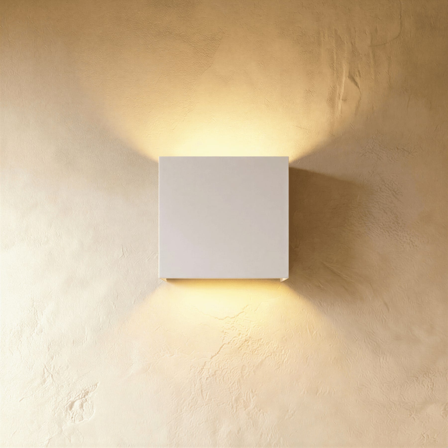 Modern Aluminium Wall Light for Living Room and Hallway in Matte White — Ashbury Home & Living