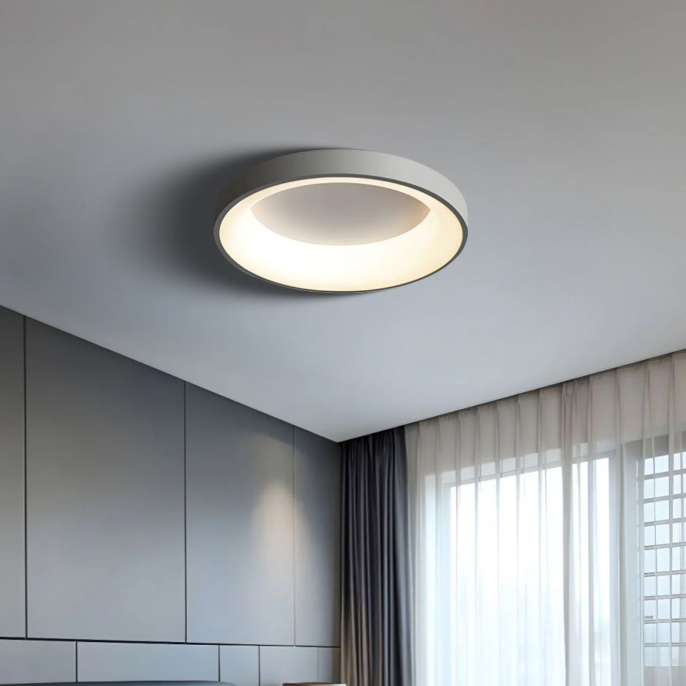 Round Flush Mount Ceiling Light with Diffuser