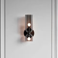 Modern Glass Wall Light for Living Room and Bedroom in Grey — Ashbury Home & Living