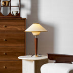 Modern Wood Table Lamp With Fabric Shade for Living Room — Ashbury Home & Living
