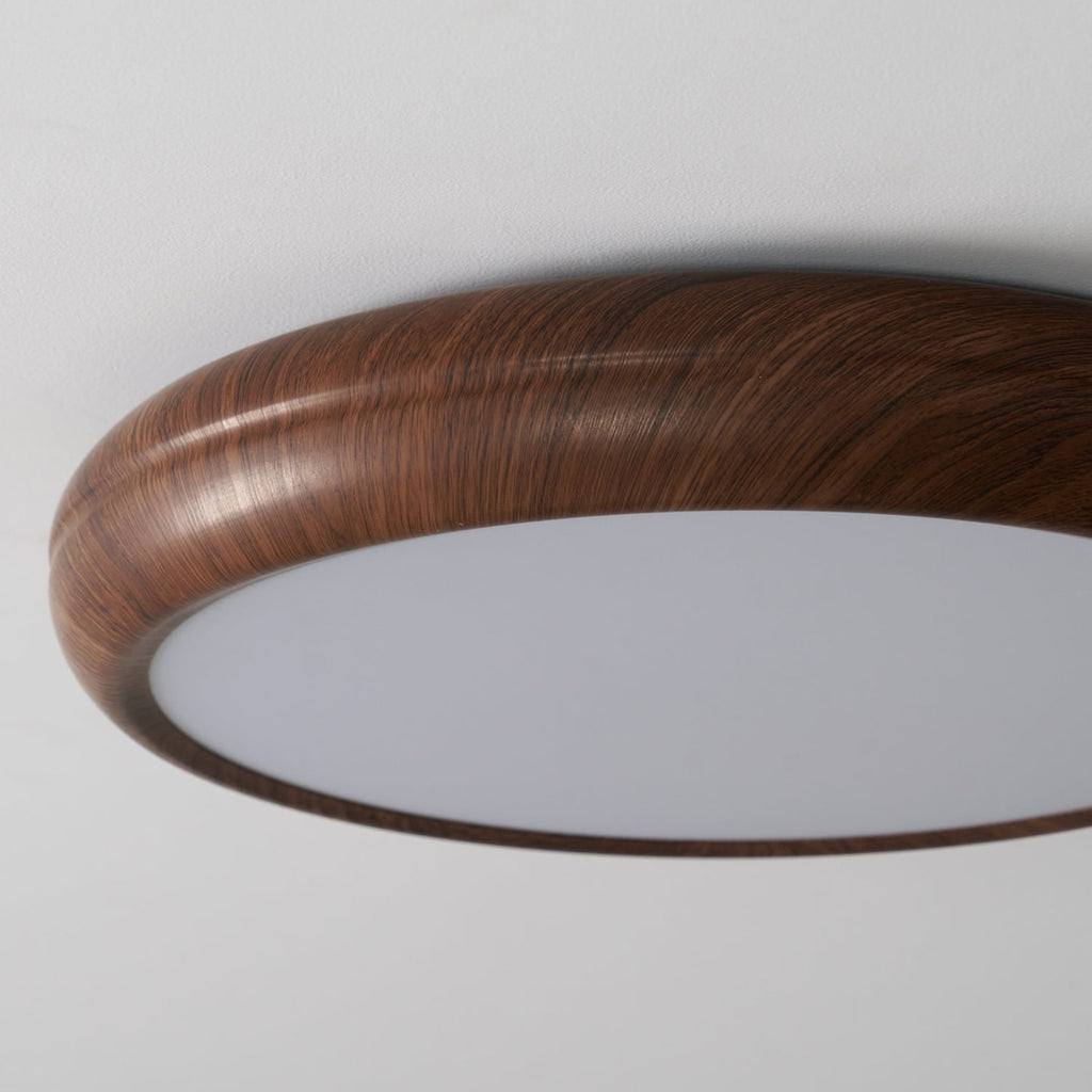 Scandinavian Wood Flush Mount Ceiling Light for Living Room — Ashbury Home & Living