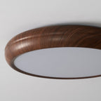 Scandinavian Wood Flush Mount Ceiling Light for Living Room — Ashbury Home & Living
