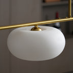 Modern Glass Pendant Light With Tri-Colour LED Glow — Ashbury Home & Living