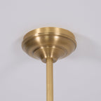 Modern Brass Pendant Light With Ceramic Shades for Dining Room — Ashbury Home & Living