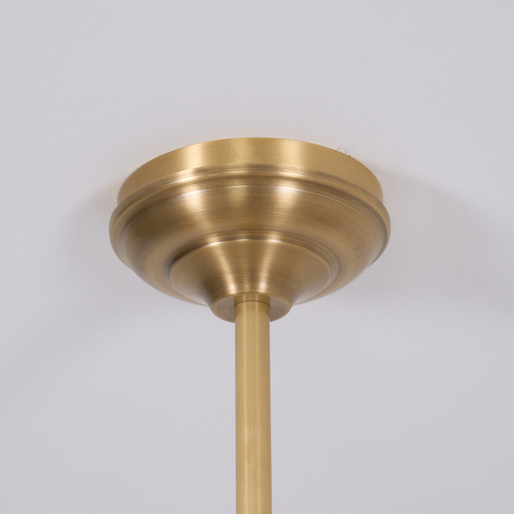 Modern Brass Pendant Light With Ceramic Shades for Dining Room — Ashbury Home & Living