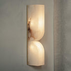 Modern Marble Wall Light With Warm LED Glow for Living Room — Ashbury Home & Living