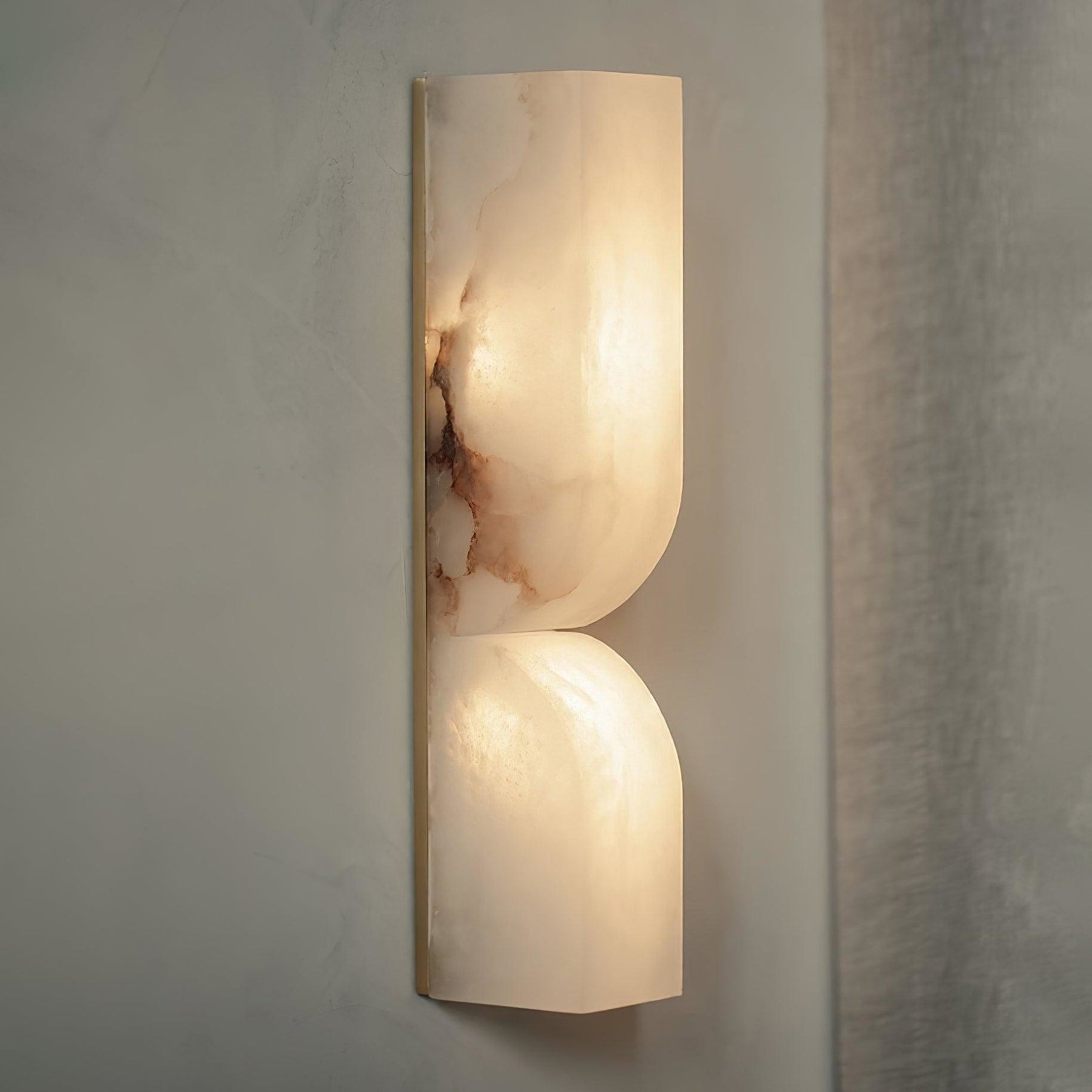 Modern Marble Wall Light With Warm LED Glow for Living Room — Ashbury Home & Living