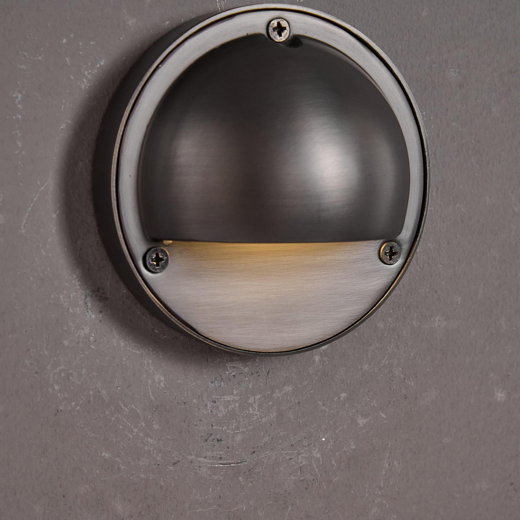 Contemporary Copper Wall Light With Dimmable Tri-Colour Glow — Ashbury Home & Living