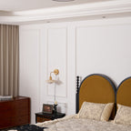 Scandinavian Wood Flush Mount Ceiling Light for Living Room — Ashbury Home & Living