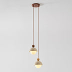 Contemporary Travertine Stone Pendant Light With Dimmable Glow — Ashbury Home & Living