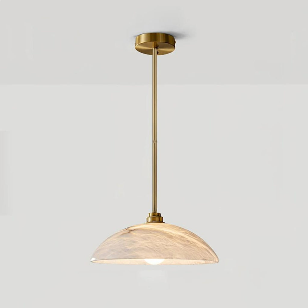 Modern Marble and Copper Pendant Light for Dining Room — Ashbury Home & Living
