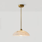 Modern Marble and Copper Pendant Light for Dining Room — Ashbury Home & Living