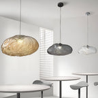 Minimalist Cloud Glass Pendant Light LED Light With Adjustable Cable