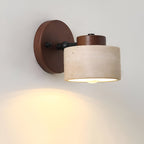 Travertine Stone LED Wall Light Sconce Hardwired with E27 Bulb for Reading