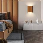 Nordic Resin Plaster Shade Wall Light With Up And Down Glow