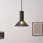 Industrial Concrete Pendant Light With Warm LED Glow — Ashbury Home & Living