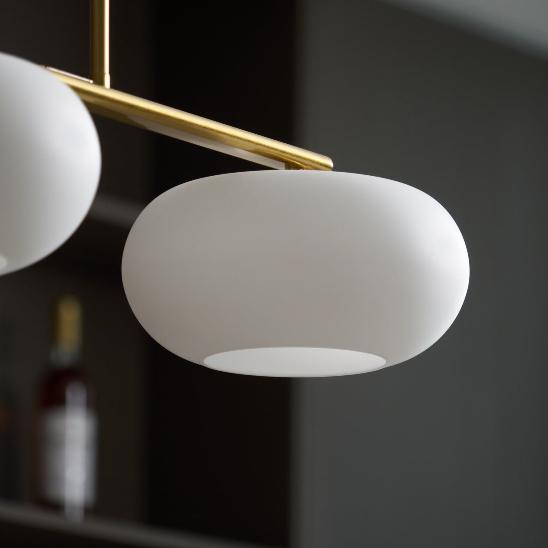 Modern Glass Pendant Light With Tri-Colour LED Glow — Ashbury Home & Living