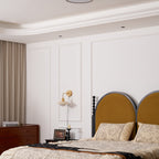 Scandinavian Wood Flush Mount Ceiling Light for Living Room — Ashbury Home & Living