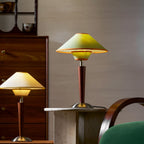 Modern Wood Table Lamp With Fabric Shade for Living Room — Ashbury Home & Living