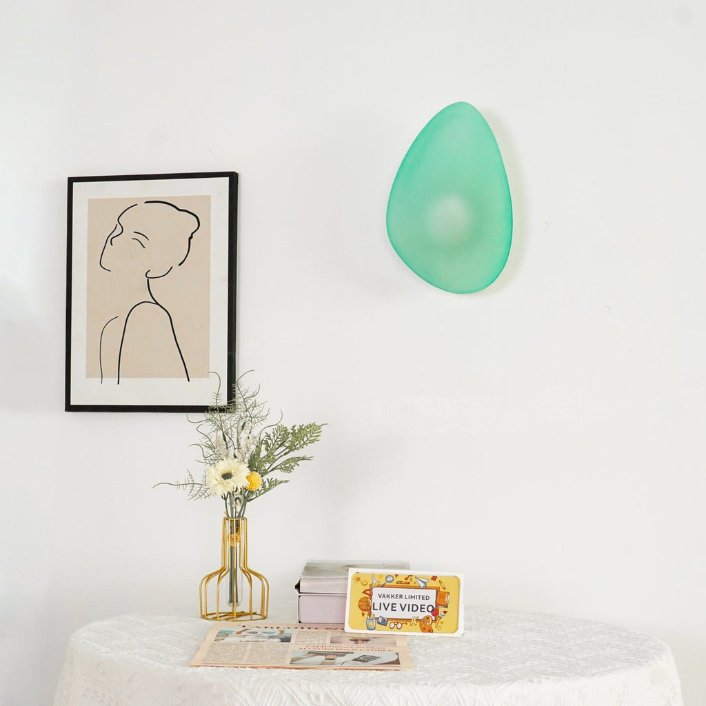 Modern Glass Wall Light With Warm Glass Shades — Ashbury Home & Living