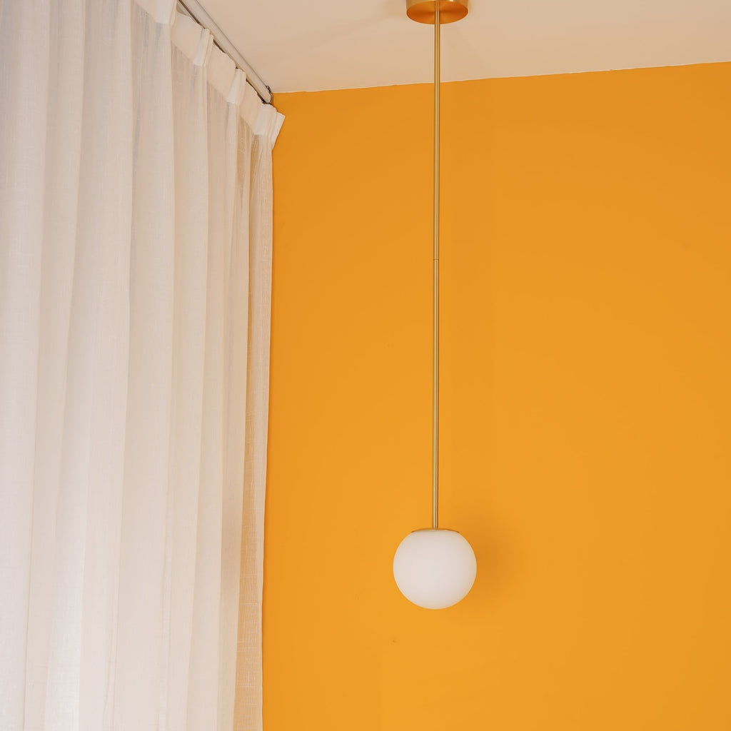 Modern Glass Pendant Light With Integrated LED for Dining Room — Ashbury Home & Living