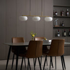 Modern Glass Pendant Light With Tri-Colour LED Glow — Ashbury Home & Living