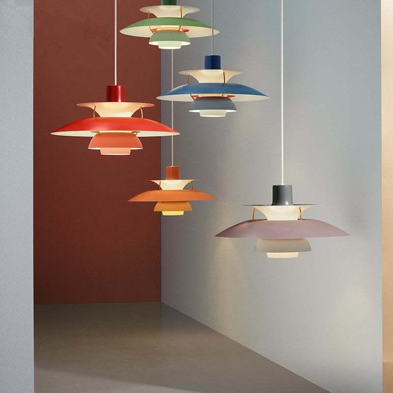 Scandinavian Metal Pendant Light With Adjustable Angle for Dining Room — Ashbury Home & Living