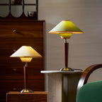 Modern Wood Table Lamp With Fabric Shade for Living Room — Ashbury Home & Living
