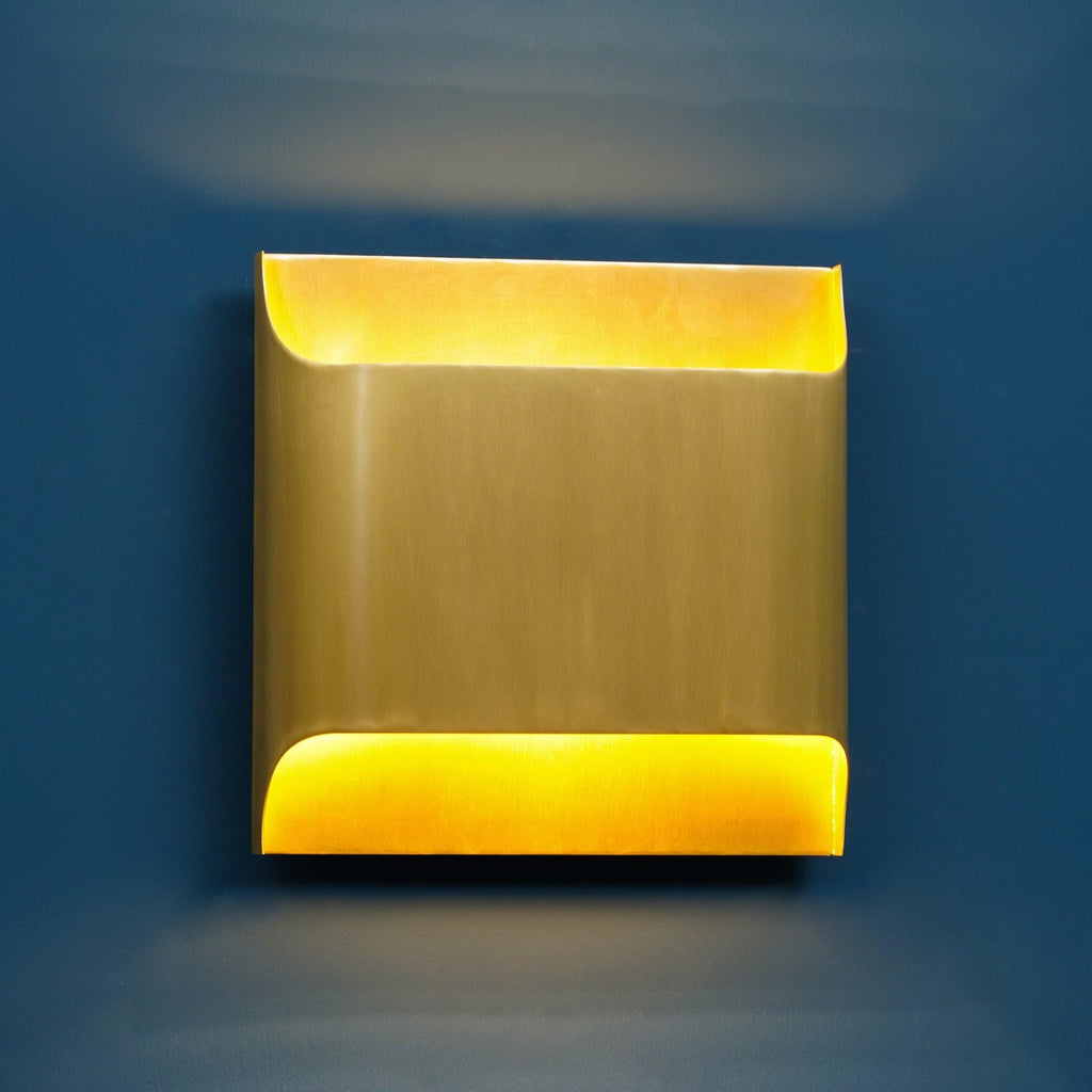 Modern Brass Wall Light With Warm LED Glow for Living Room — Ashbury Home & Living