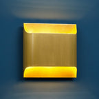 Modern Brass Wall Light With Warm LED Glow for Living Room — Ashbury Home & Living