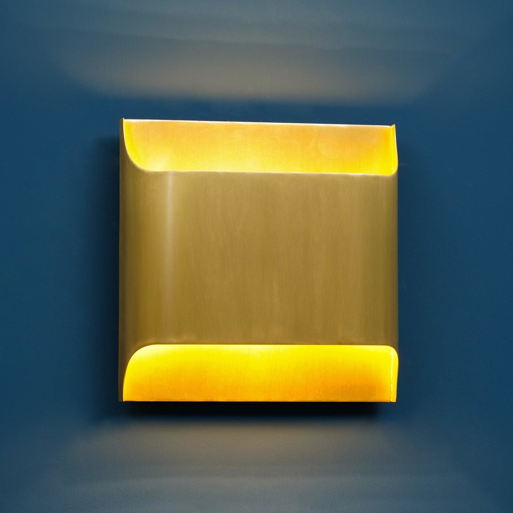 Modern Brass Wall Light With Warm LED Glow for Living Room — Ashbury Home & Living