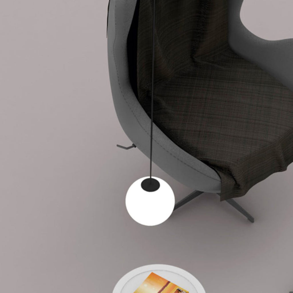 Modern Glass Pendant Light With Integrated LED for Dining Room — Ashbury Home & Living
