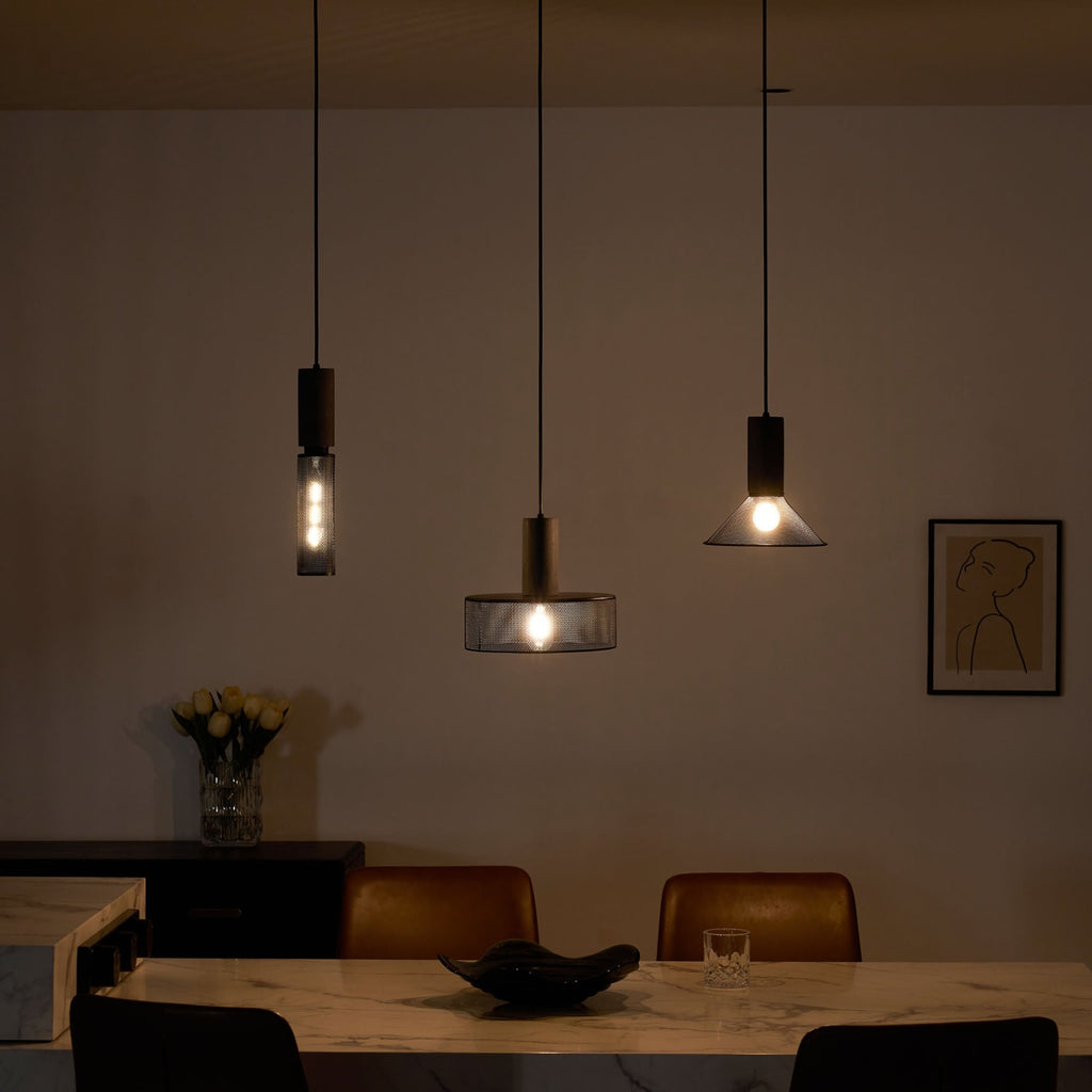 Industrial Concrete Pendant Light With Warm LED Glow — Ashbury Home & Living