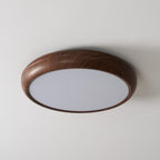 Scandinavian Wood Flush Mount Ceiling Light for Living Room — Ashbury Home & Living