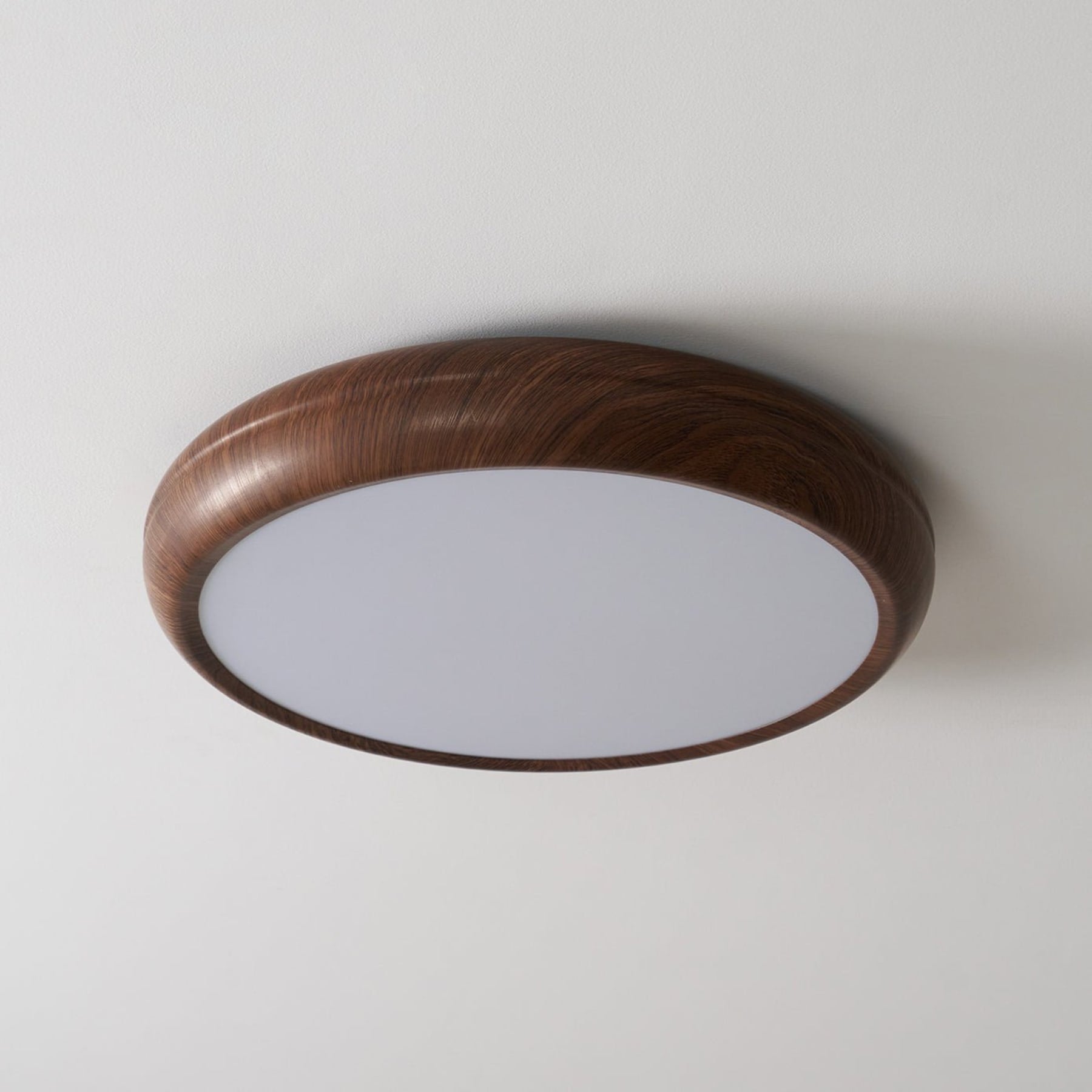 Scandinavian Wood Flush Mount Ceiling Light for Living Room — Ashbury Home & Living